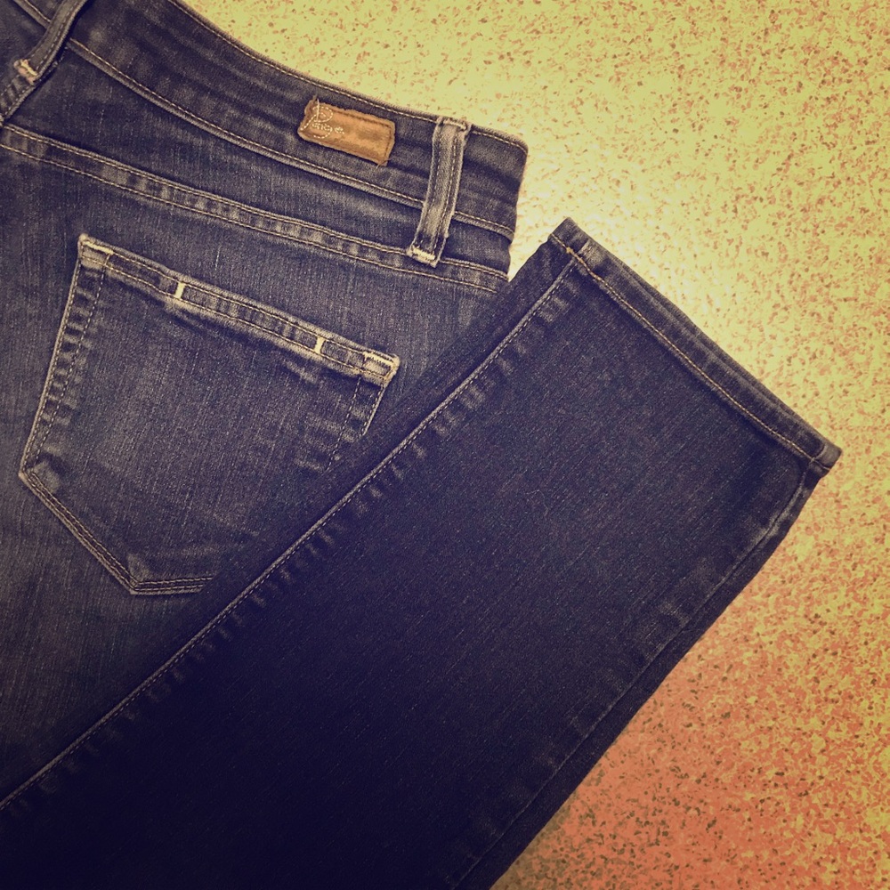 Paige Roxbury Crop Skinny Jeans 29